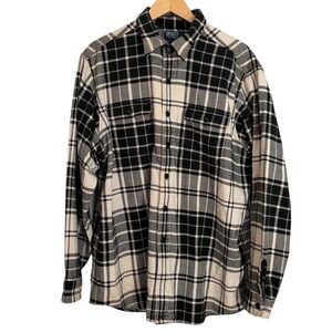 Polo Ralph Lauren Matlock Mens XL Plaid Flannel Flap Pockets Ski Camp Outdoors